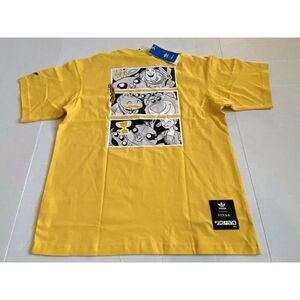 Adidas x Pixar Disney Manga SS Tee TShirt Yellow Unisex Size S HC6926 NWT